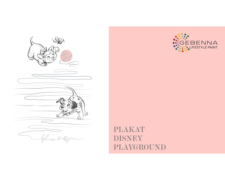 Plakat Disney Animals Dogs and Cats Playground